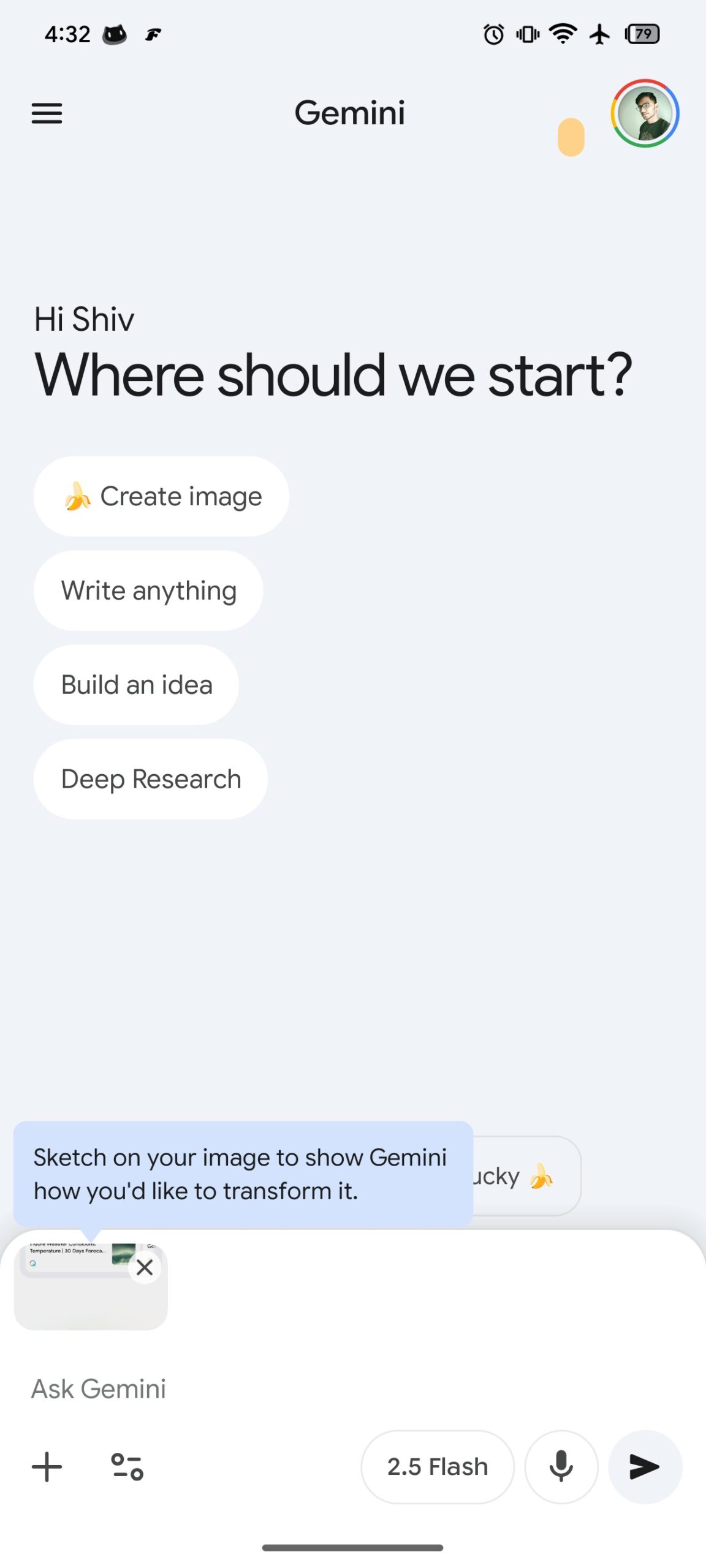 Google App Gemini New Tooltip