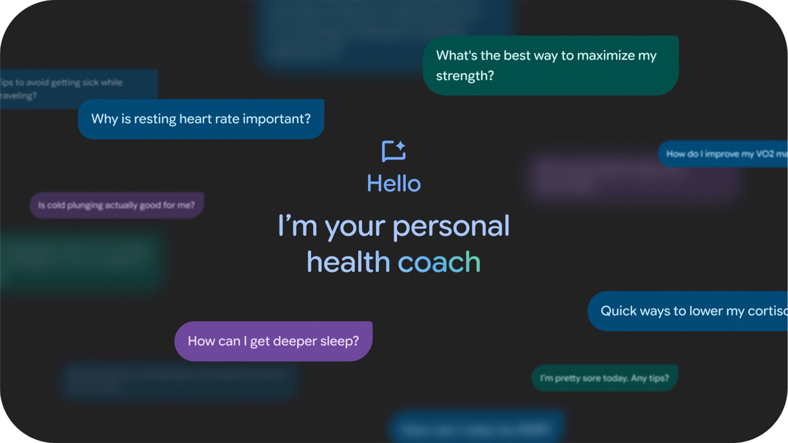 Google Health Coach Question Universe