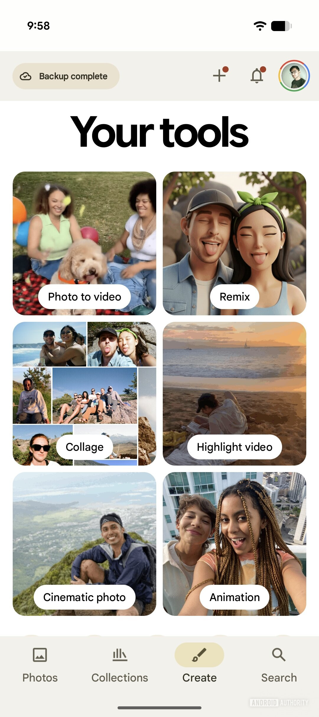 Google Photos Collage Editing process (3)