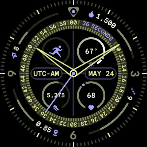 Google Watch 4 New Watchface Expedition