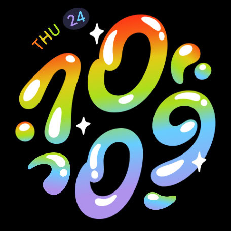 Google Watch 4 New Watchface Pride