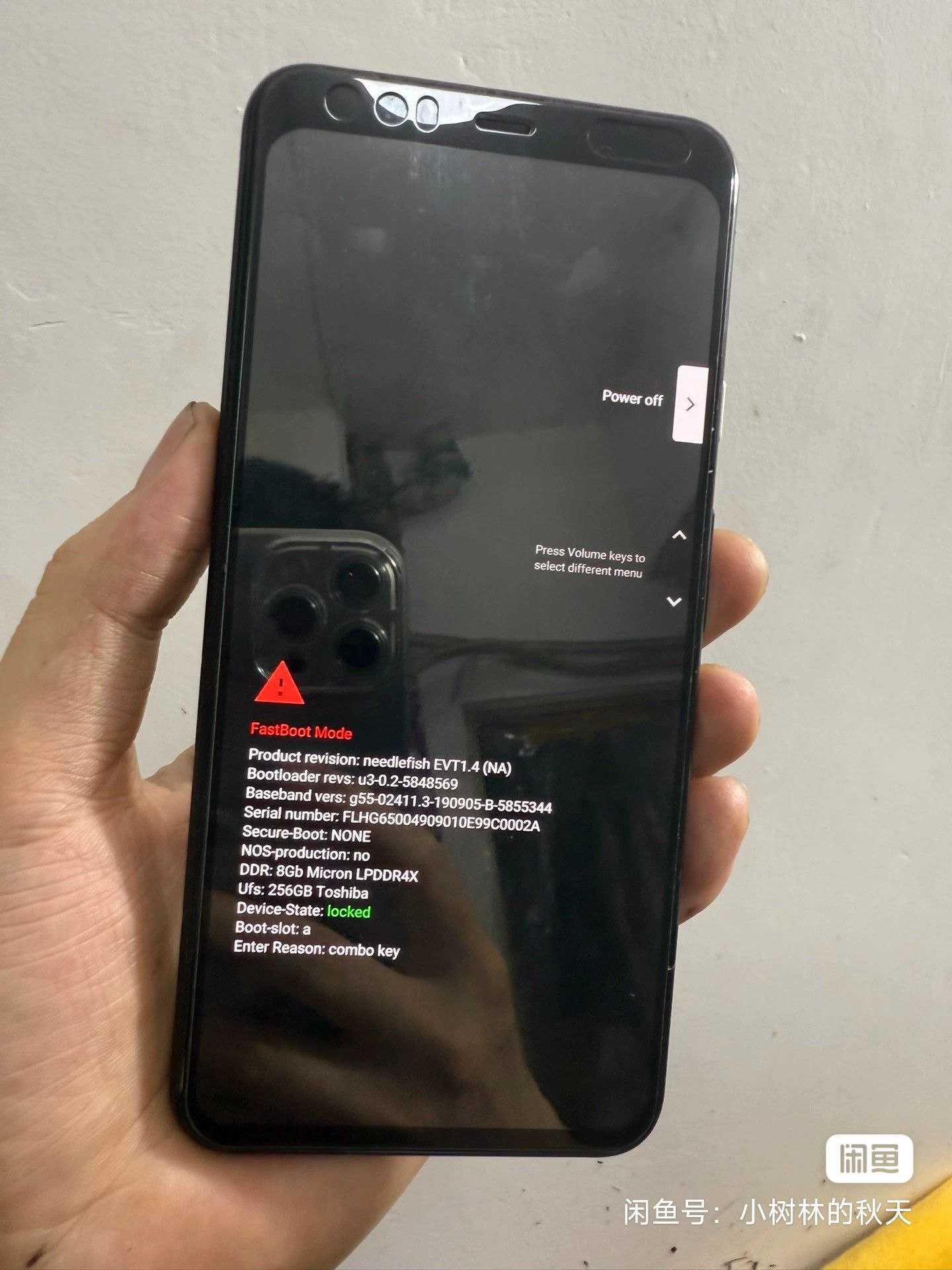 Cancelled Pixel 4 5G (needlefish): fastboot