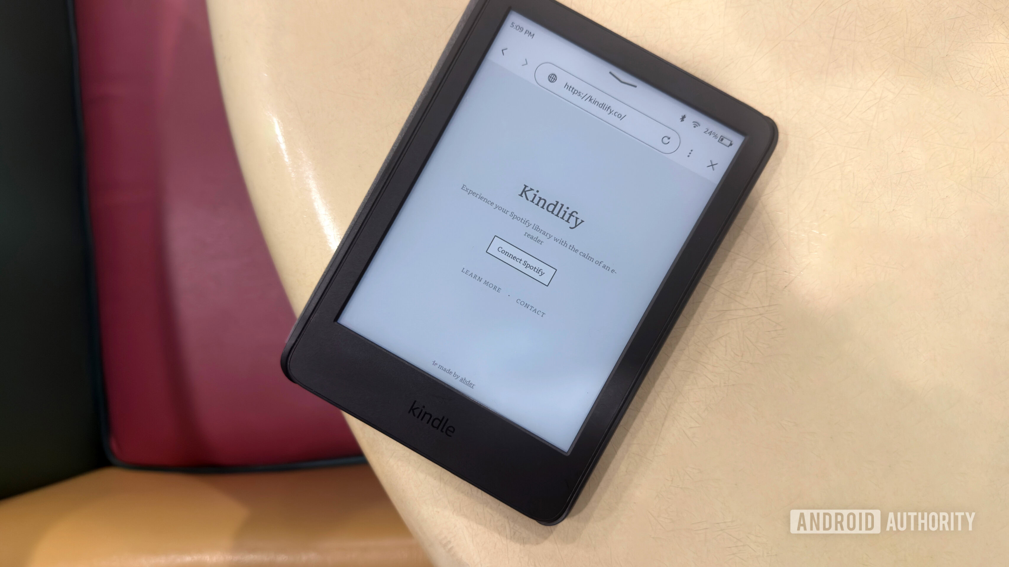 Kindle Spotify Controls Kindle Spotify Controls