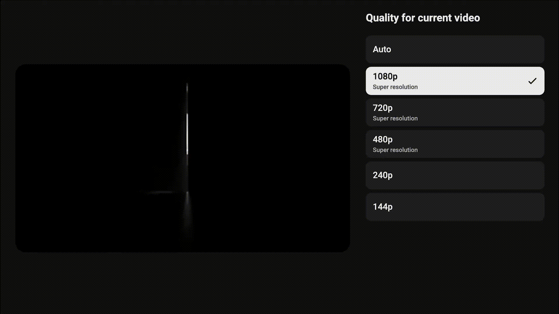 YouTube Super Resolution YouTube Super Resolution