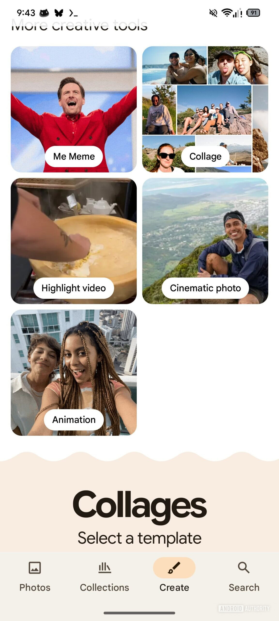 create photos tools ui 1