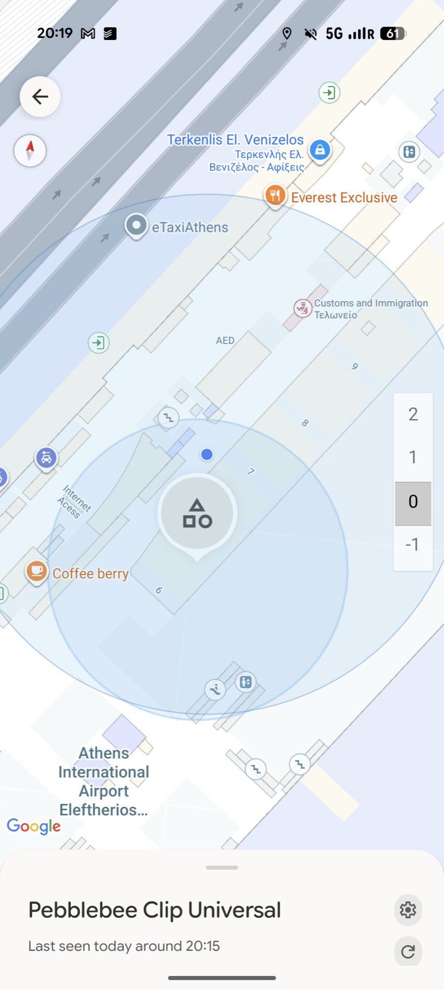 google find hub tracker forgotten luggage pebblebee clip universal moving