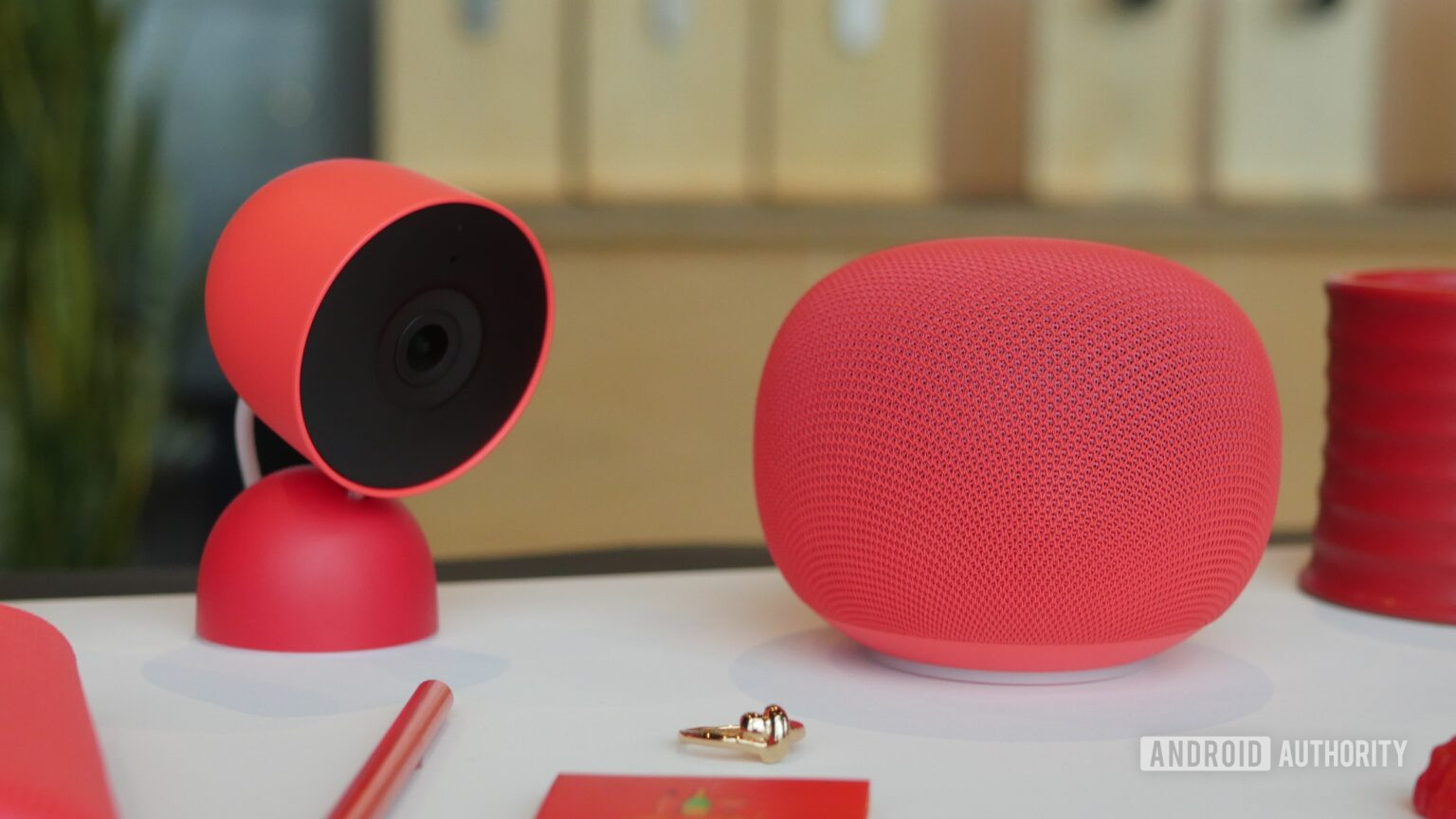 google nest cam indoor home speaker berry