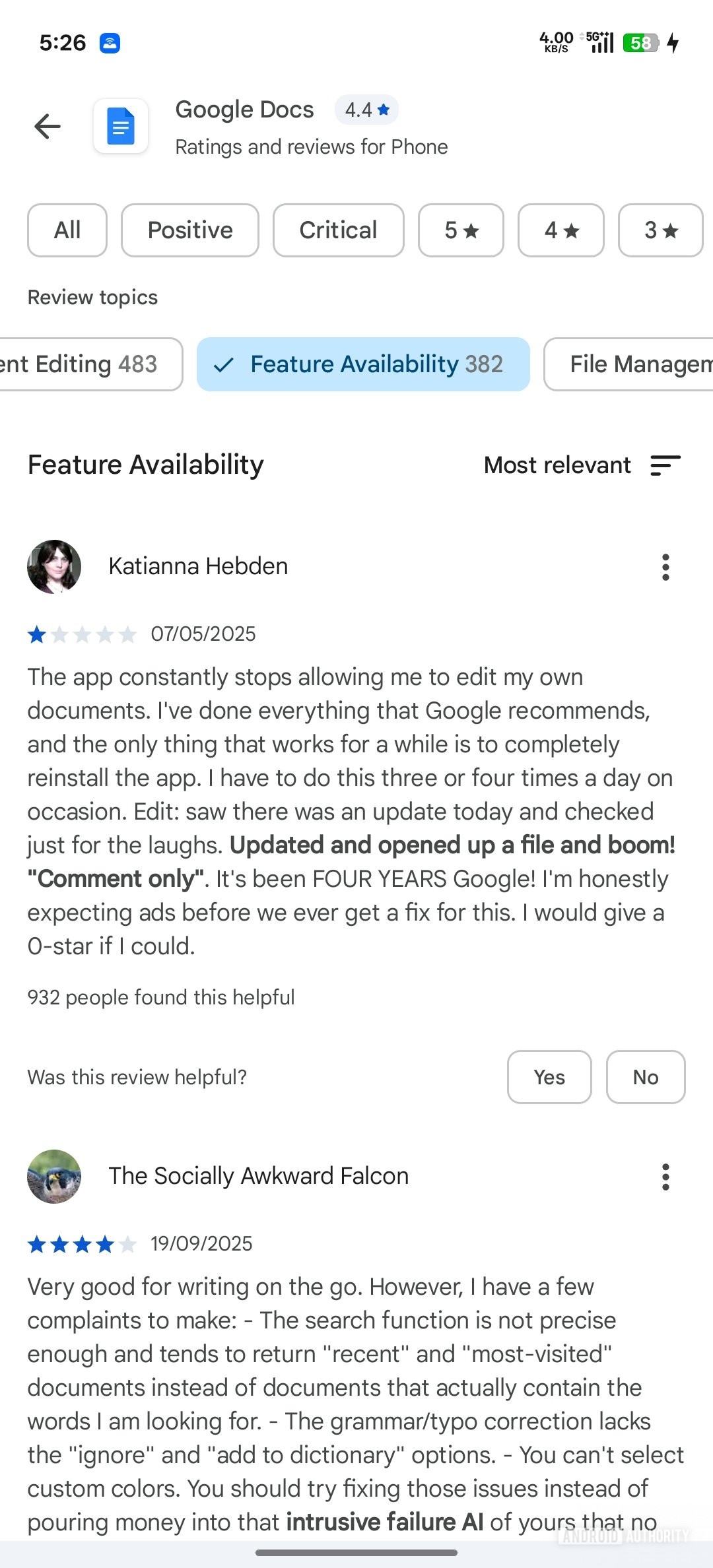 google play store ai review summaries 2