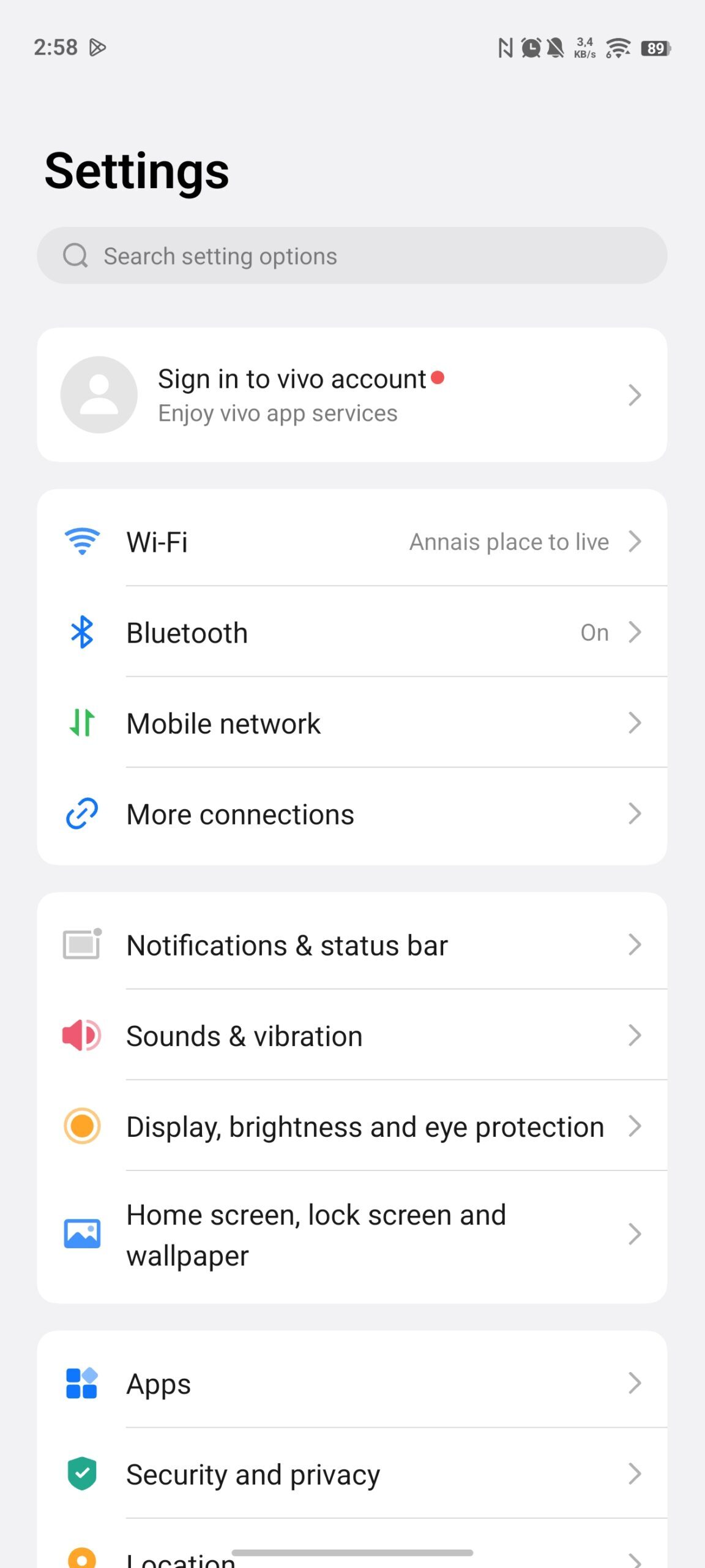 vivo OriginOS 6 settings