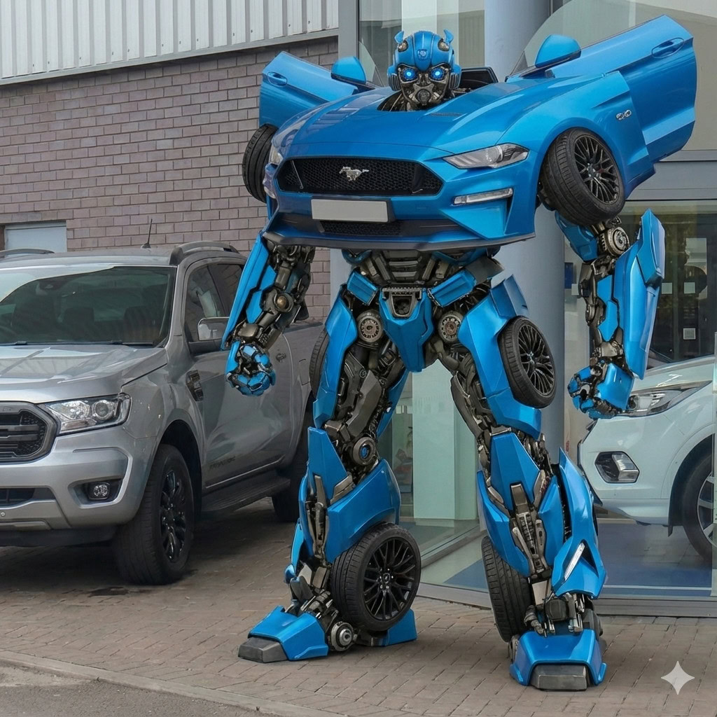Ford Mustang 2019 como transformador 1x1