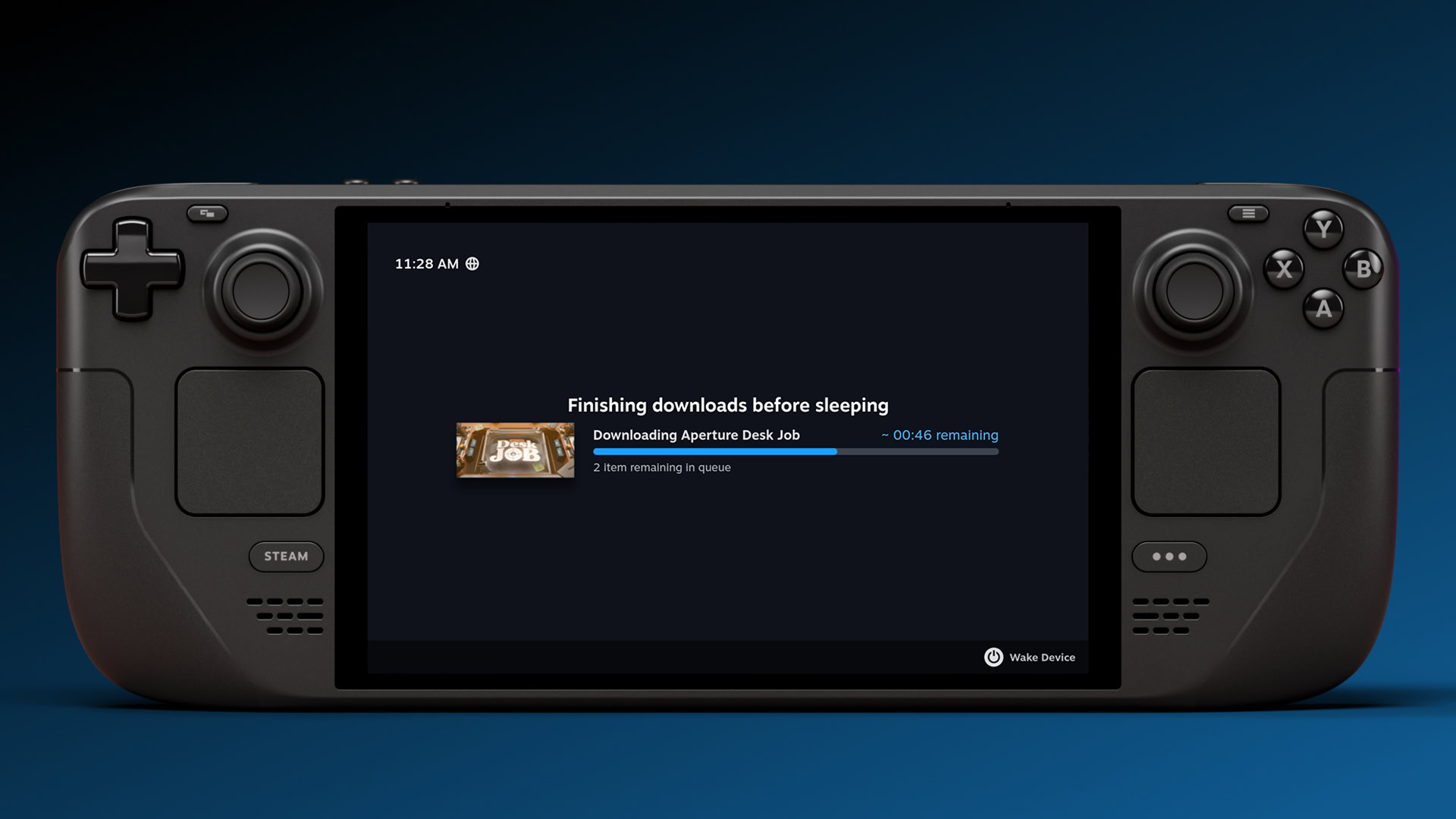 Display Off Downloads Mode on Steam Deck Display Off Downloads Mode on Steam Deck