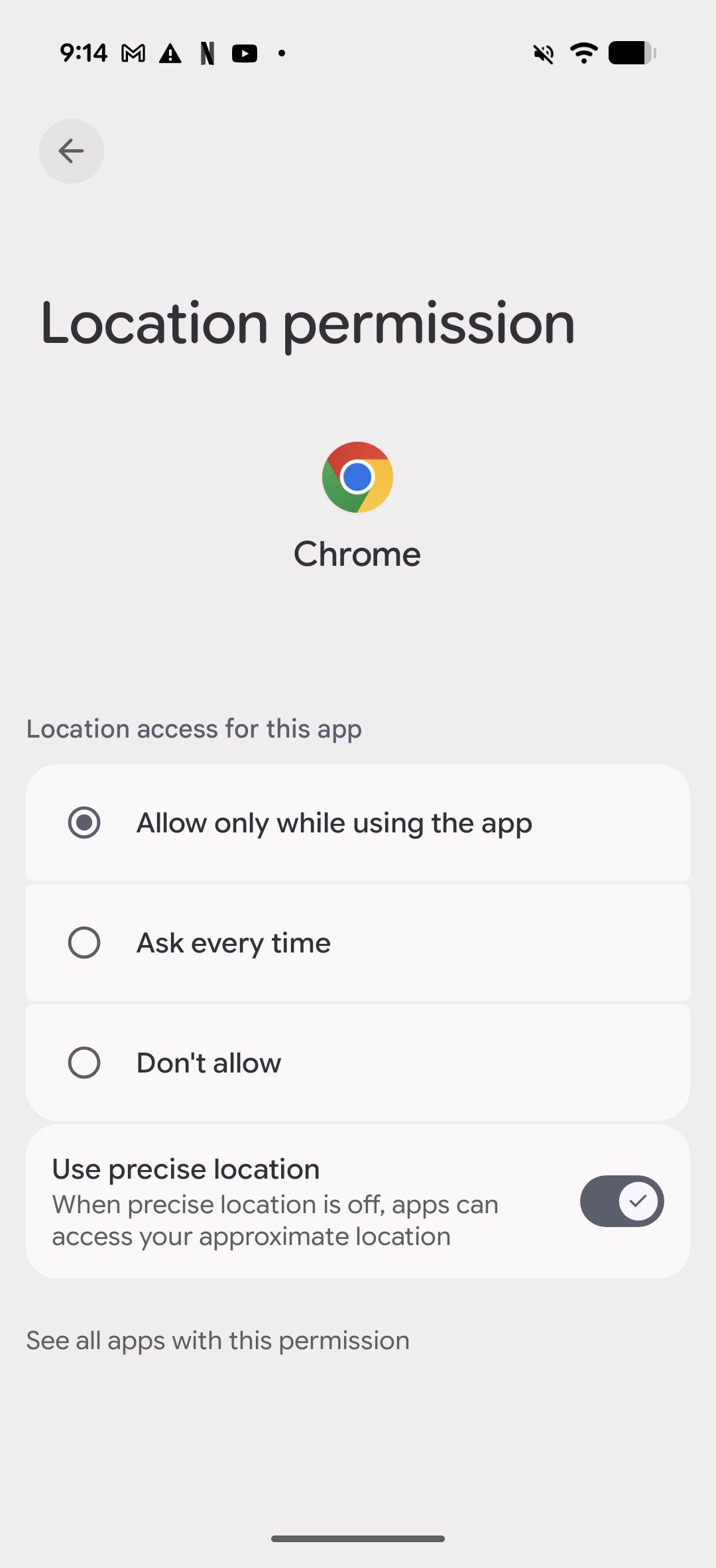 Google Chrome Android PRecise Location Google Chrome Android PRecise Location