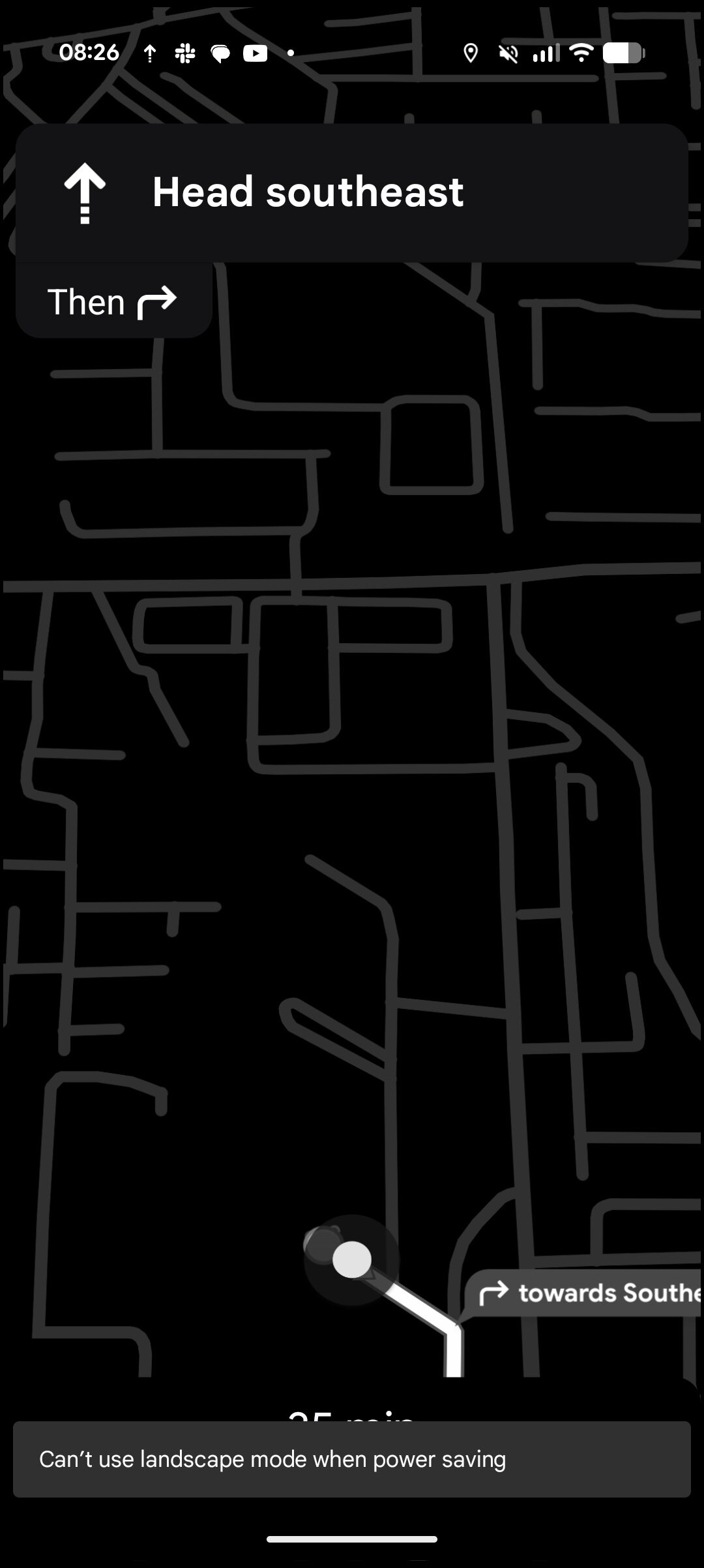 Google Maps Power Saving Mode 2