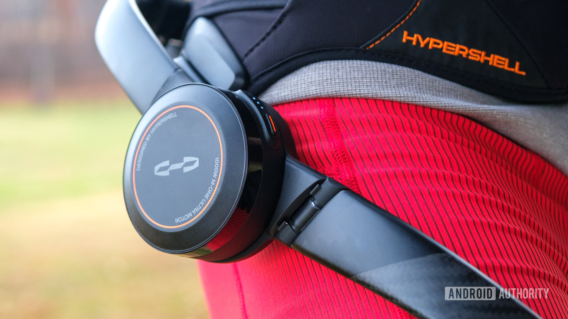 Hypershell X Ultra motor on leg