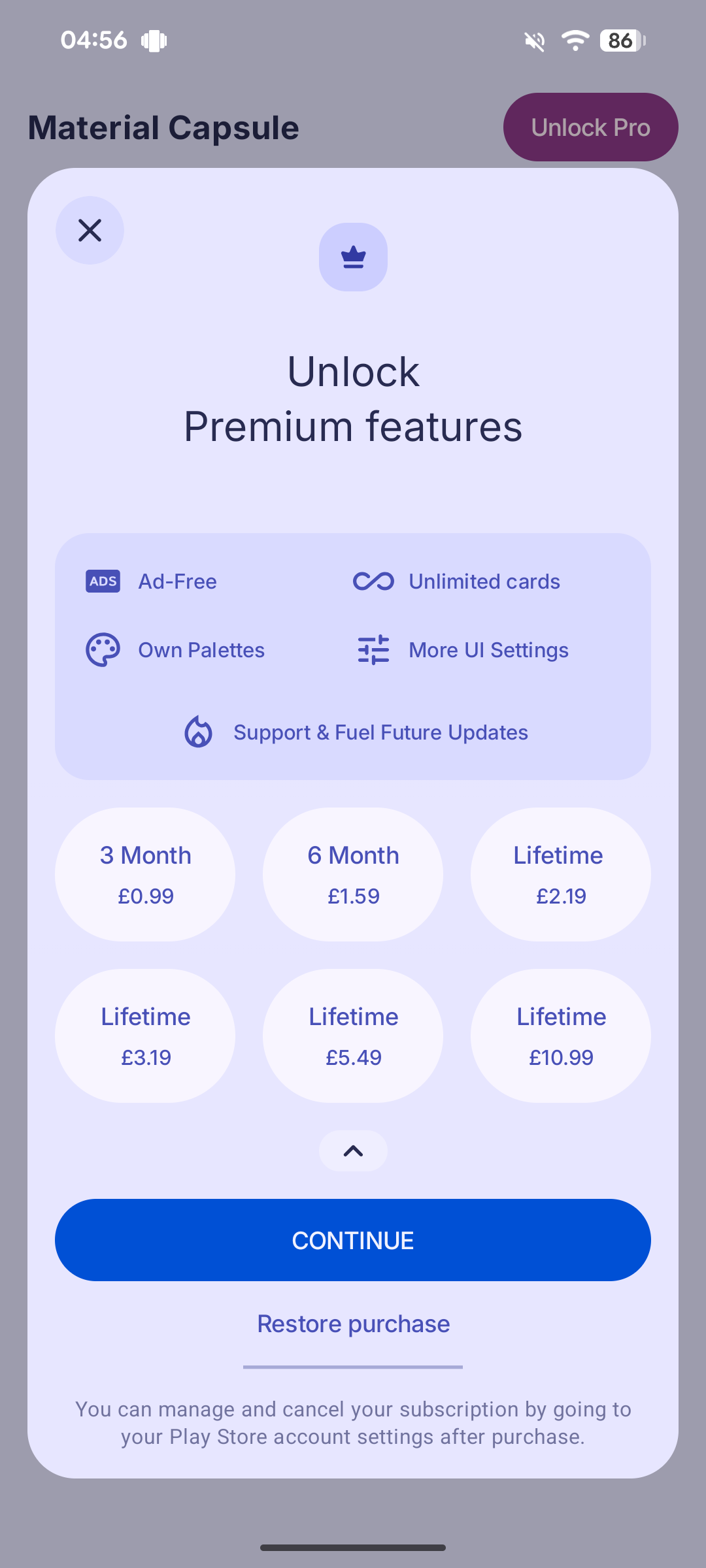 Material capsule (9)