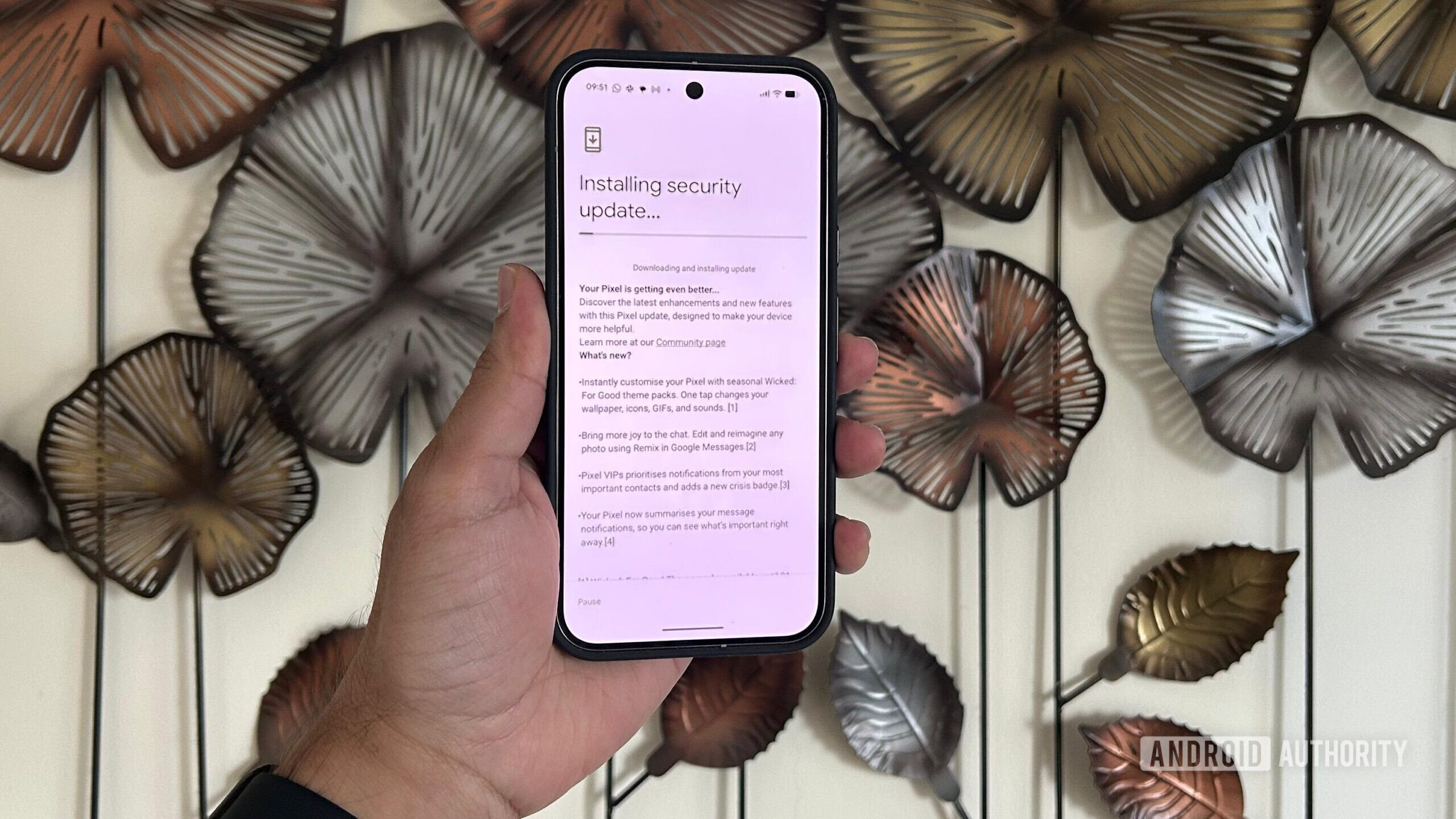 Pixel 10 pro security update screen Pixel 10 pro security update screen