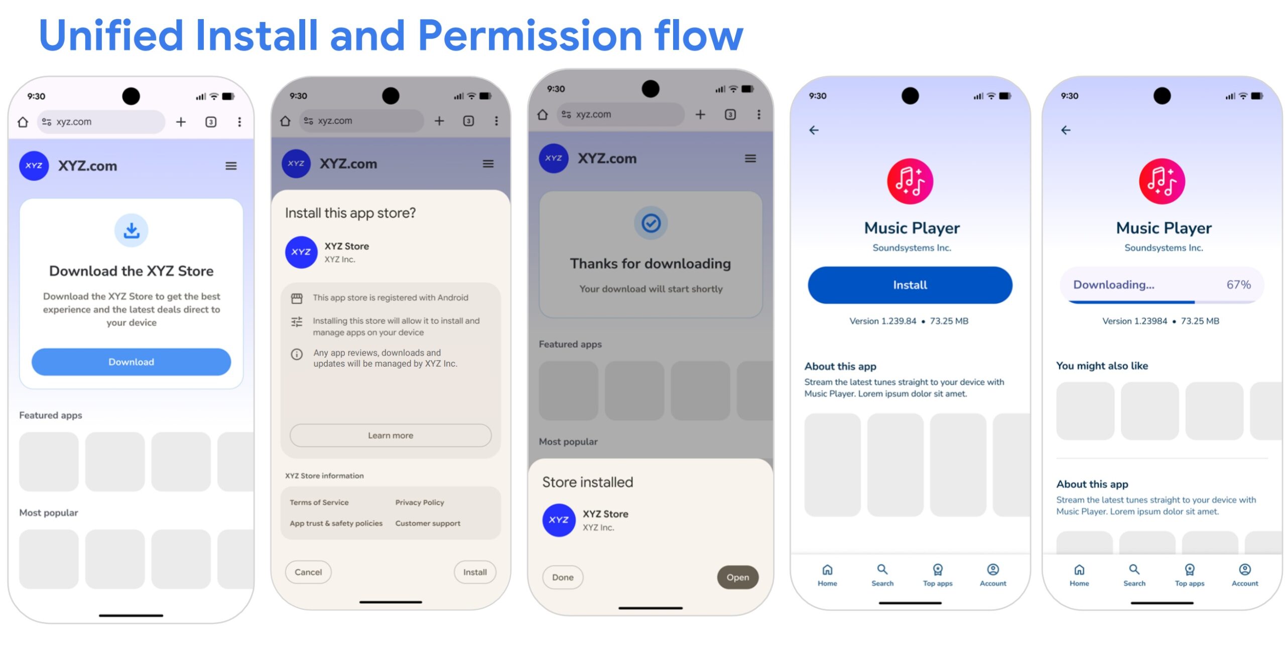 Proposed UI for installing a third party app store in Android 17 Proposed UI for installing a third party app store in Android 17