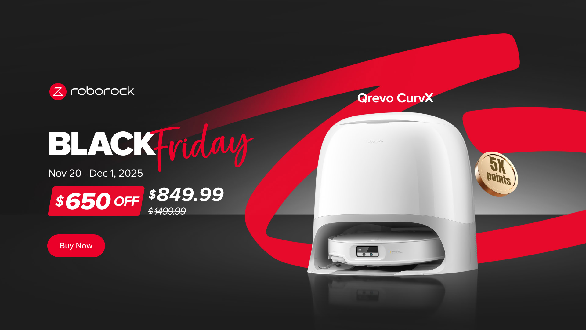 Qrevo CurvX black friday