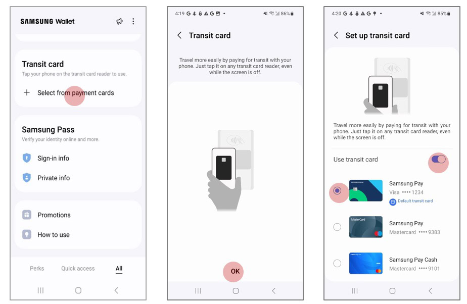 삼성 스왈로우 교통카드