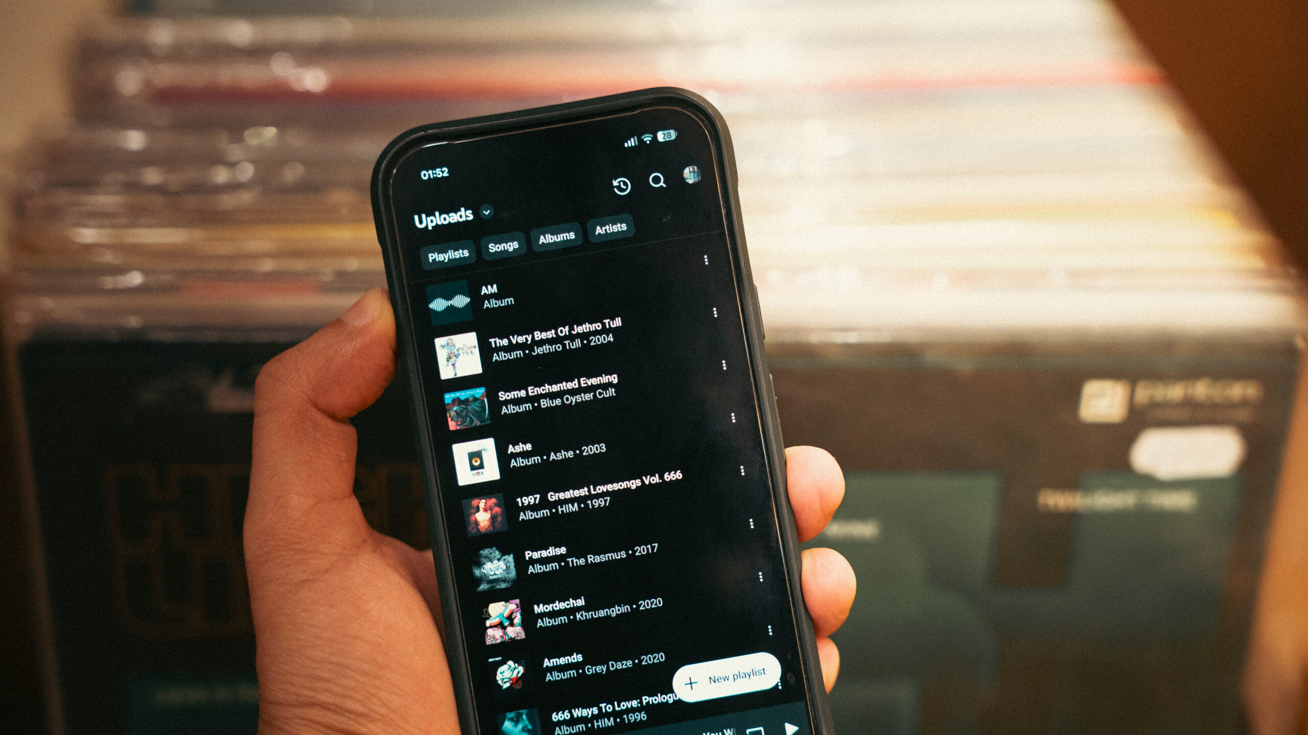 YouTube Music uploads category