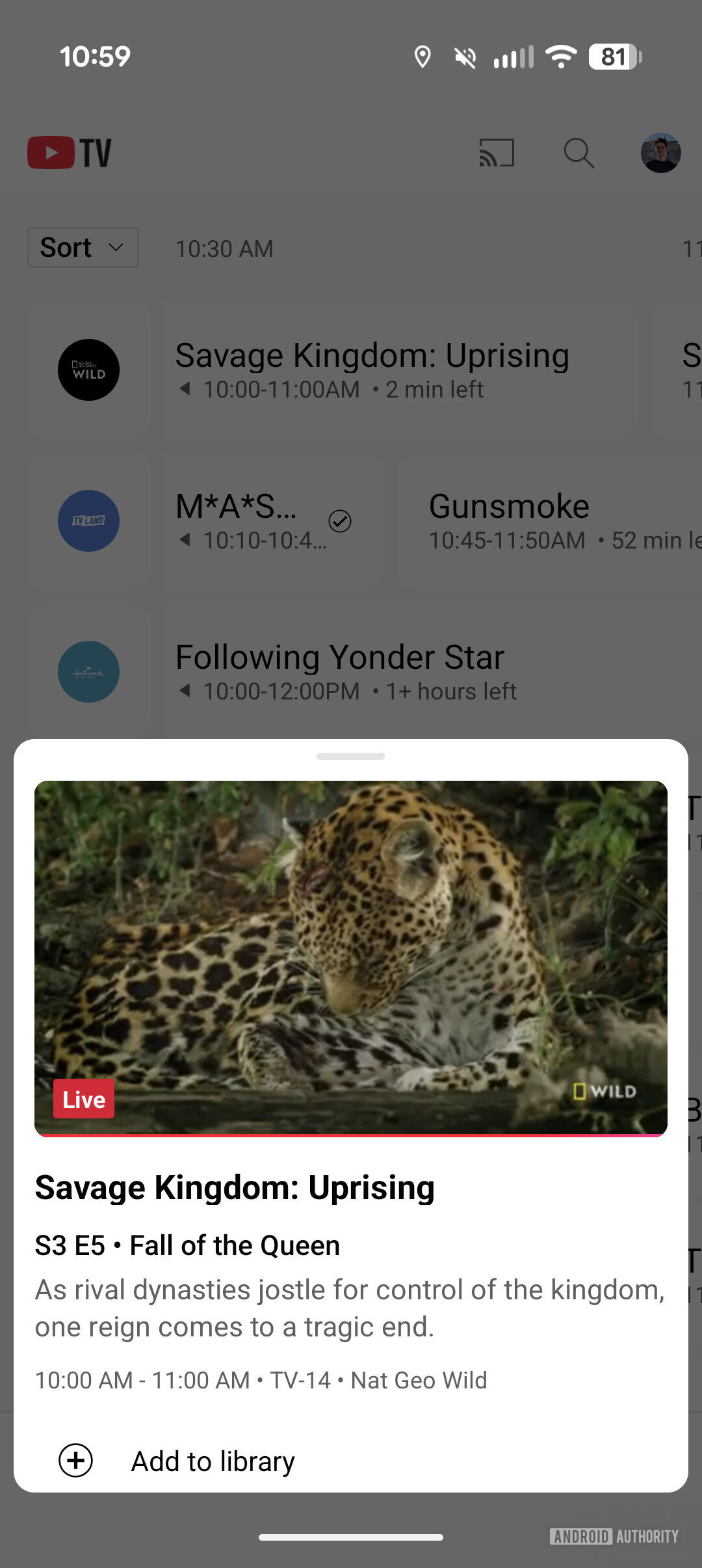 YouTube TV new UI preview