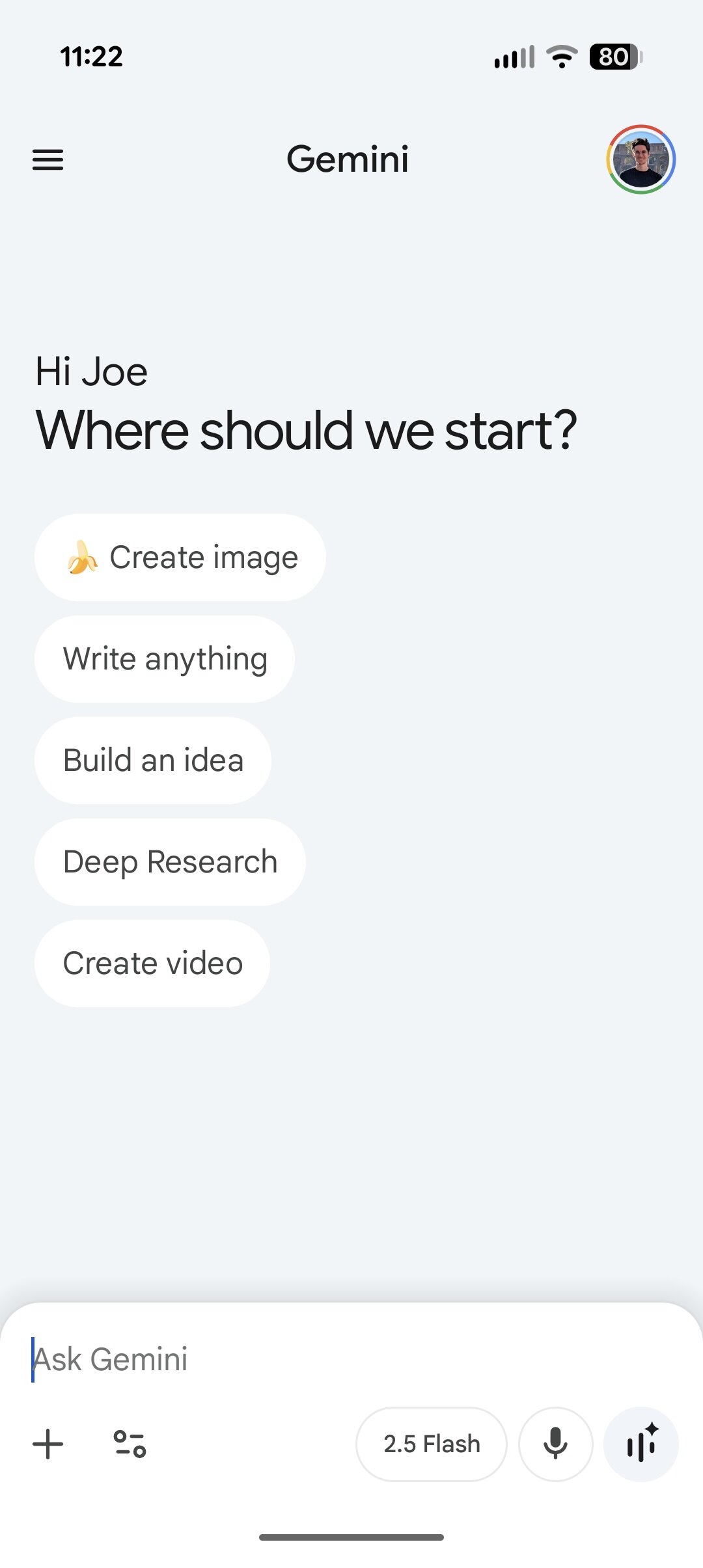 Screenshot of enabling Gemini 3 on Android.