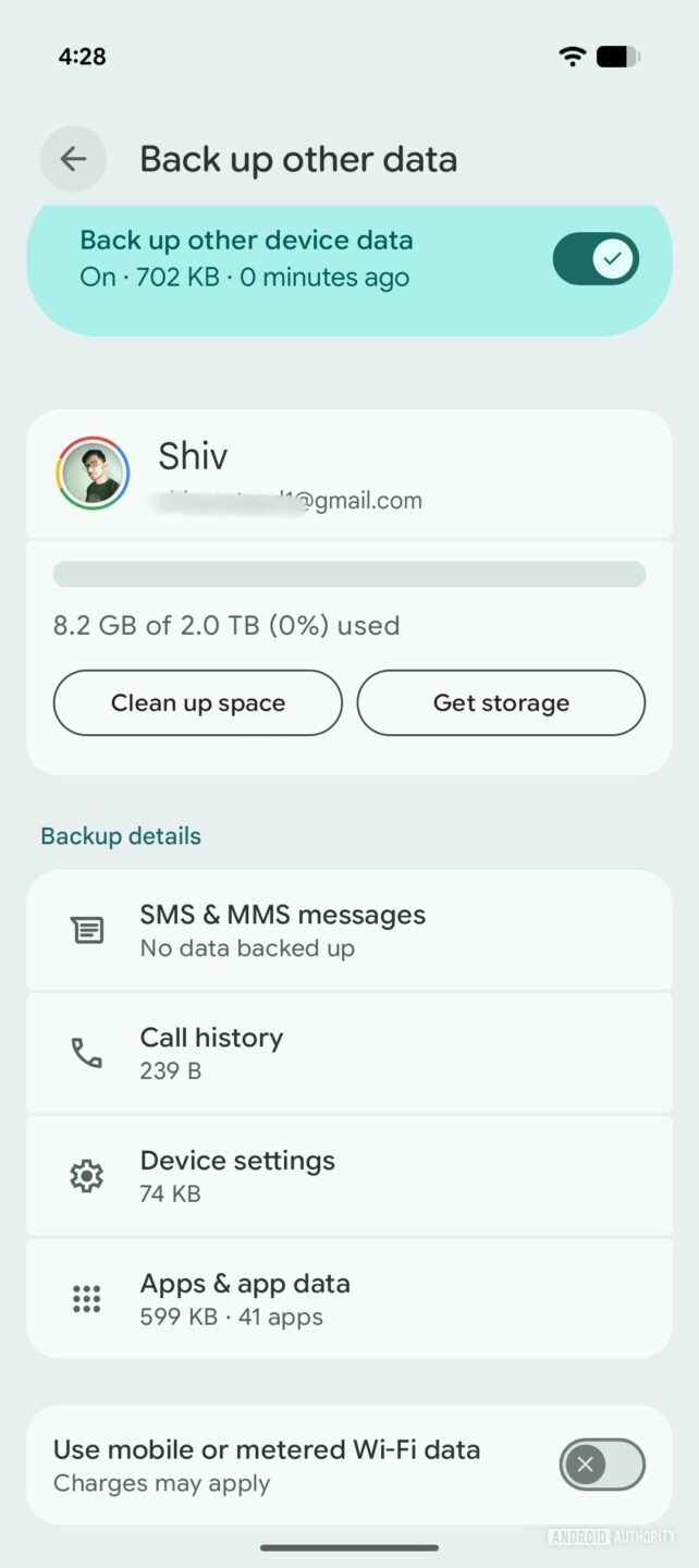Google's working on new app data options for Android backup - Android ...