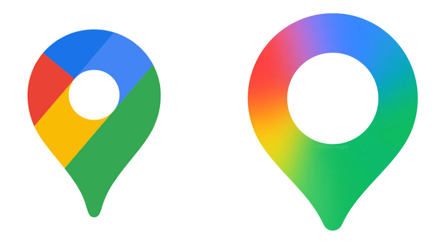 Google Maps new AI icon