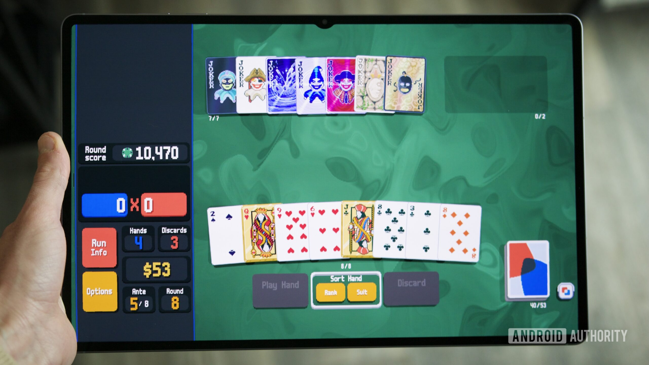 samsung galaxy tab s11 ultra review 2 Balatro running on the Samsung Galaxy Tab S11 Ultra.