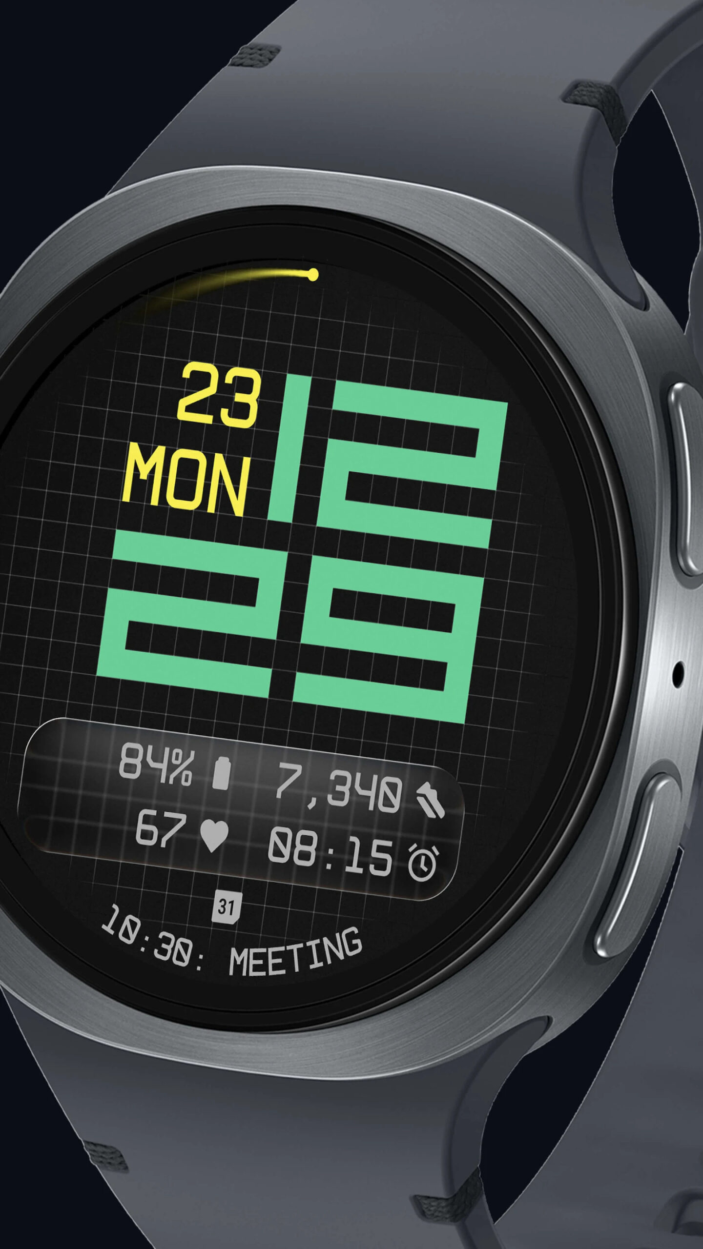 time flies fast lane watchface