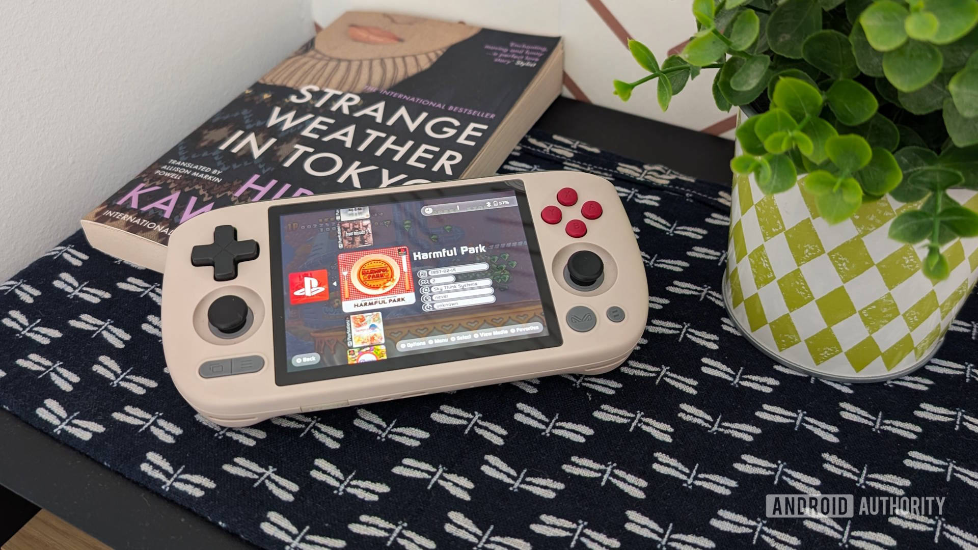 AYANEO Pocket AIR Mini on nightstand AYANEO Pocket AIR Mini on nightstand