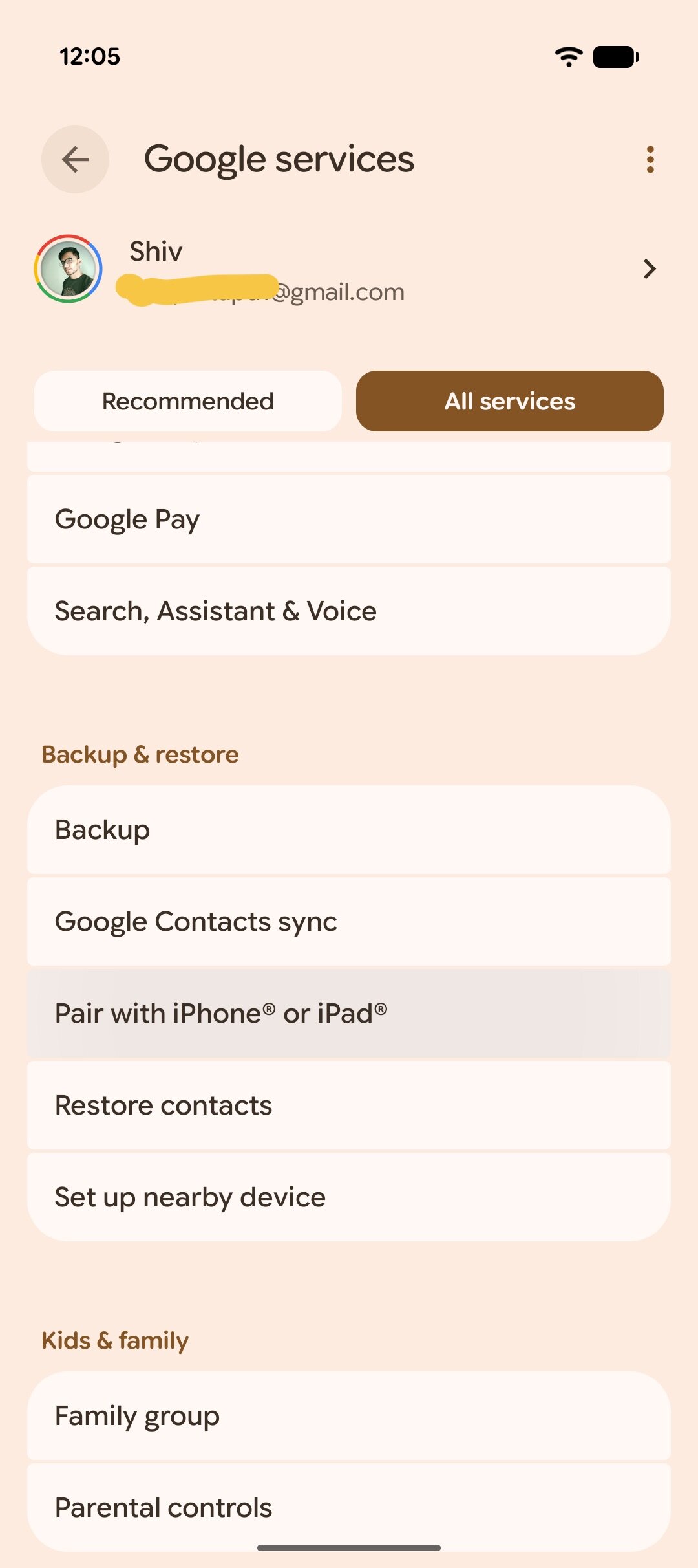 Android iPhone switching new copy data option 1