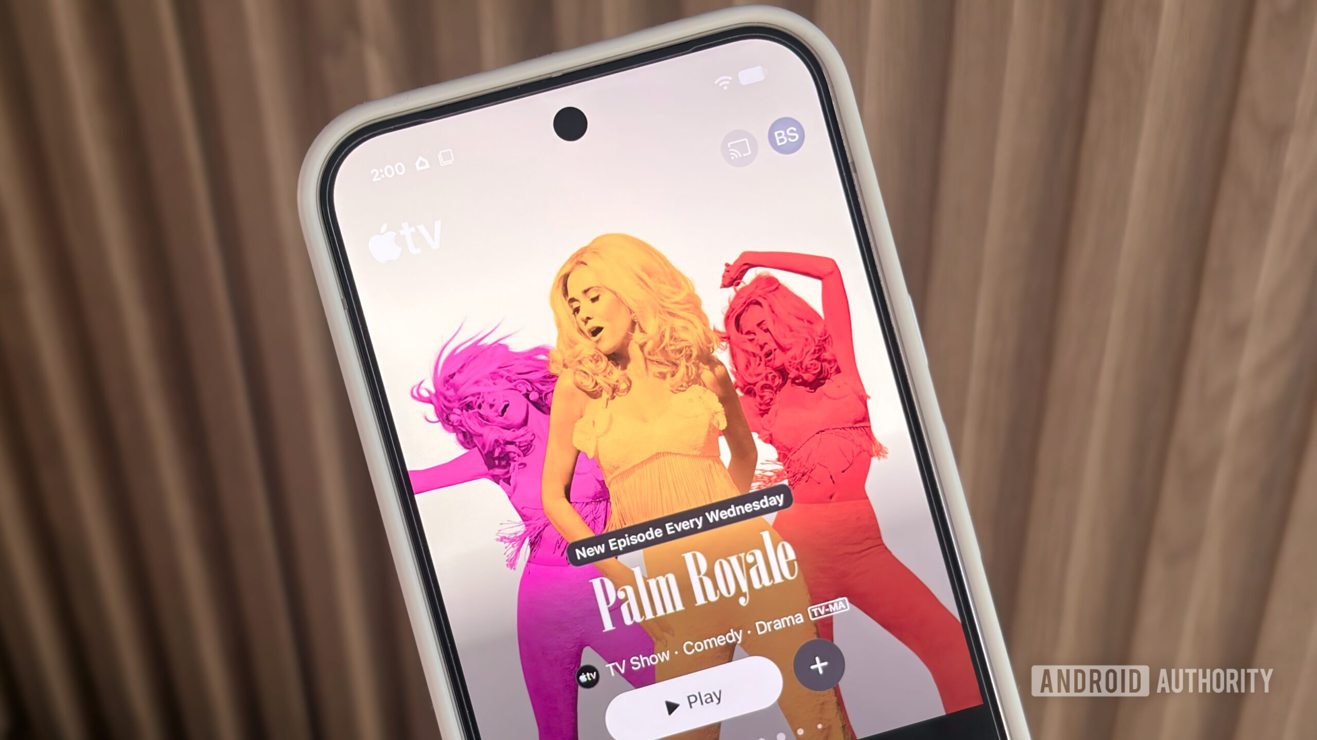 Apple TV Cast 2 The Apple TV Android app with the new Cast icon.