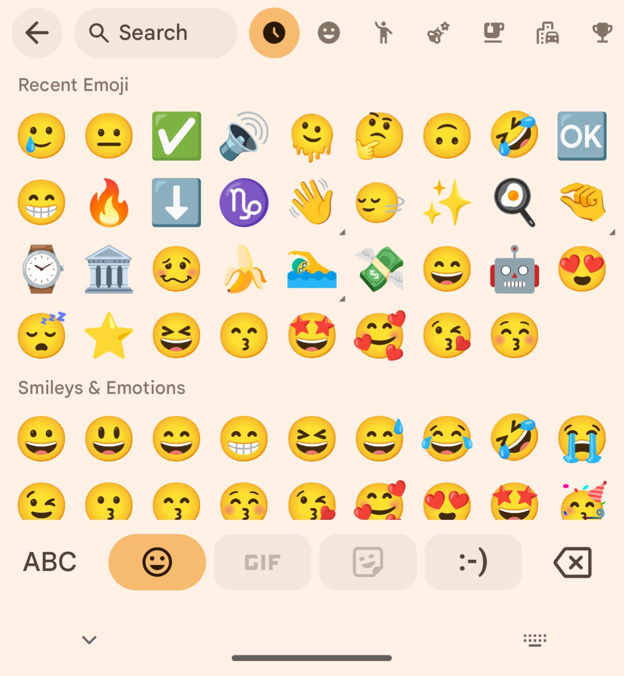 Gboard emojis old