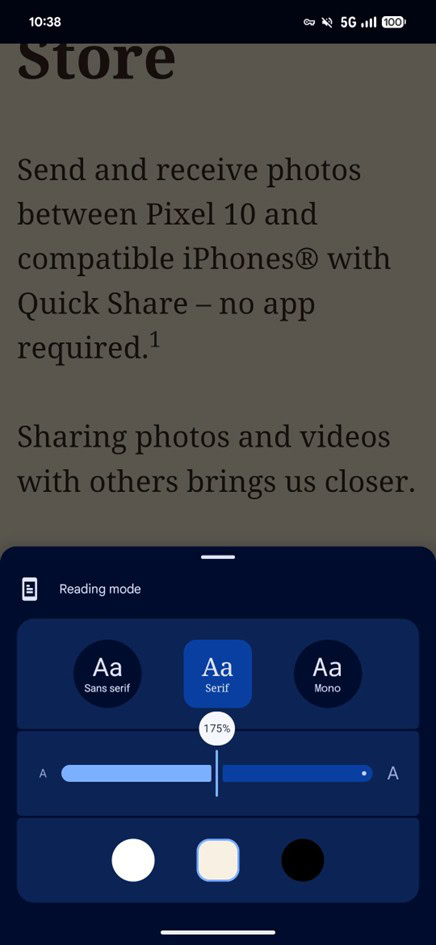 Google Chrome For Android Reading Mode New 3