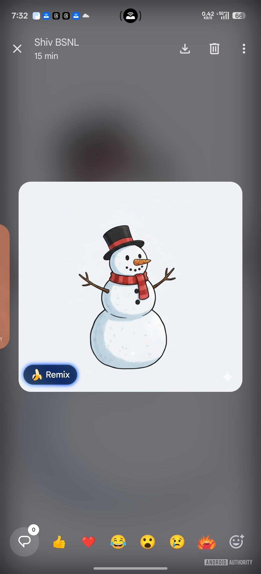 Google Messages Remix Button Media Viewer Current