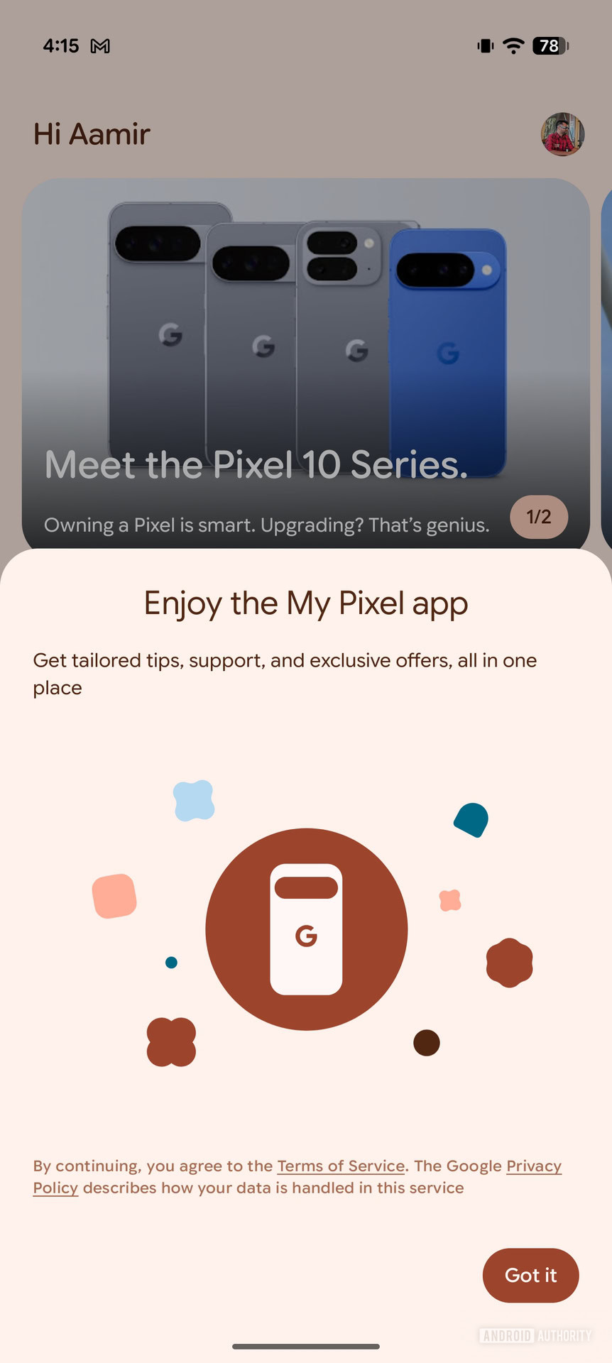 Google My Pixel app Full experience (2)