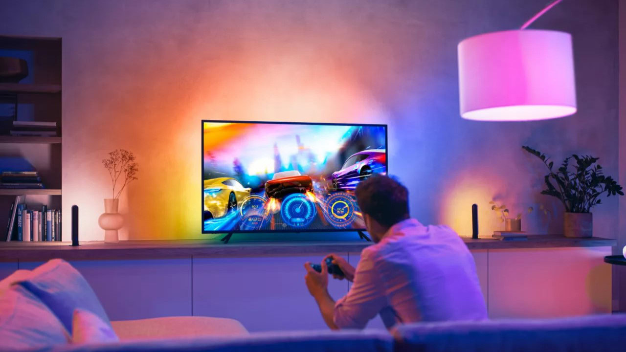 Hue gradient lightstrip