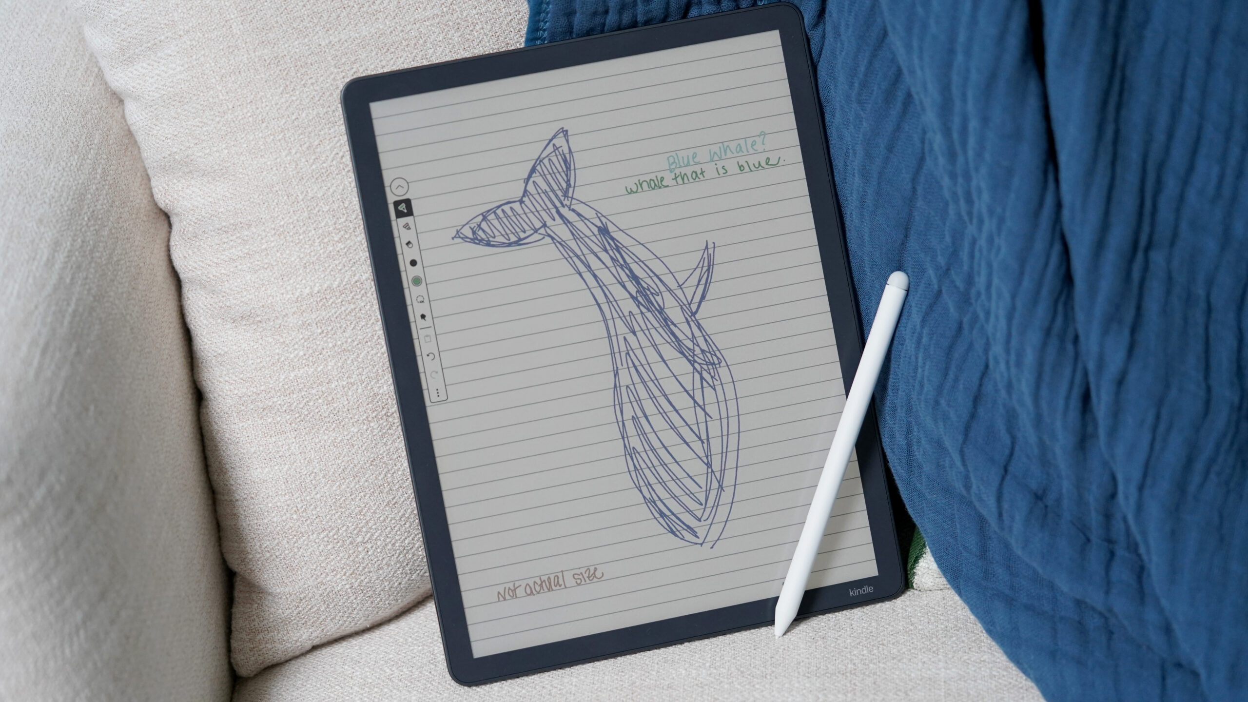 Kindle Scribe Colorsoft Whale
