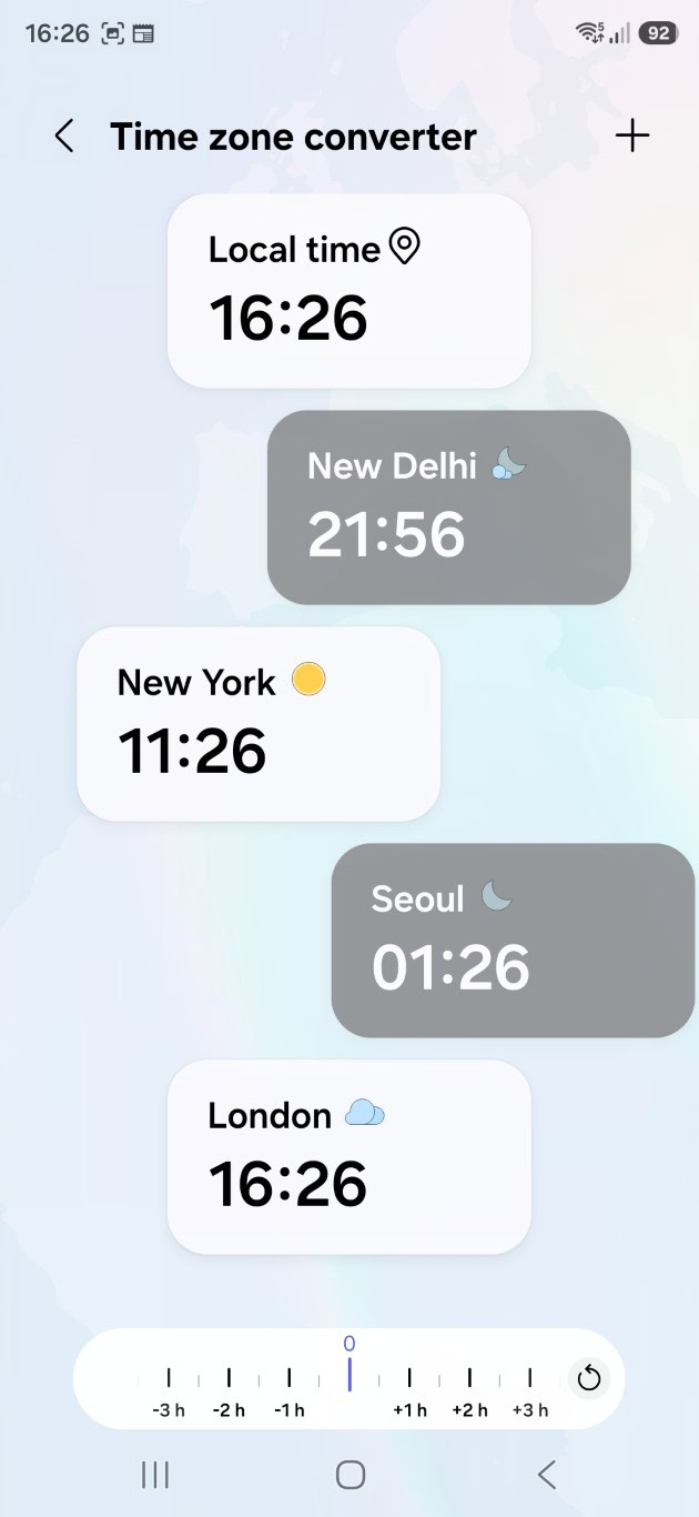 One UI 8 5 Timezone converter