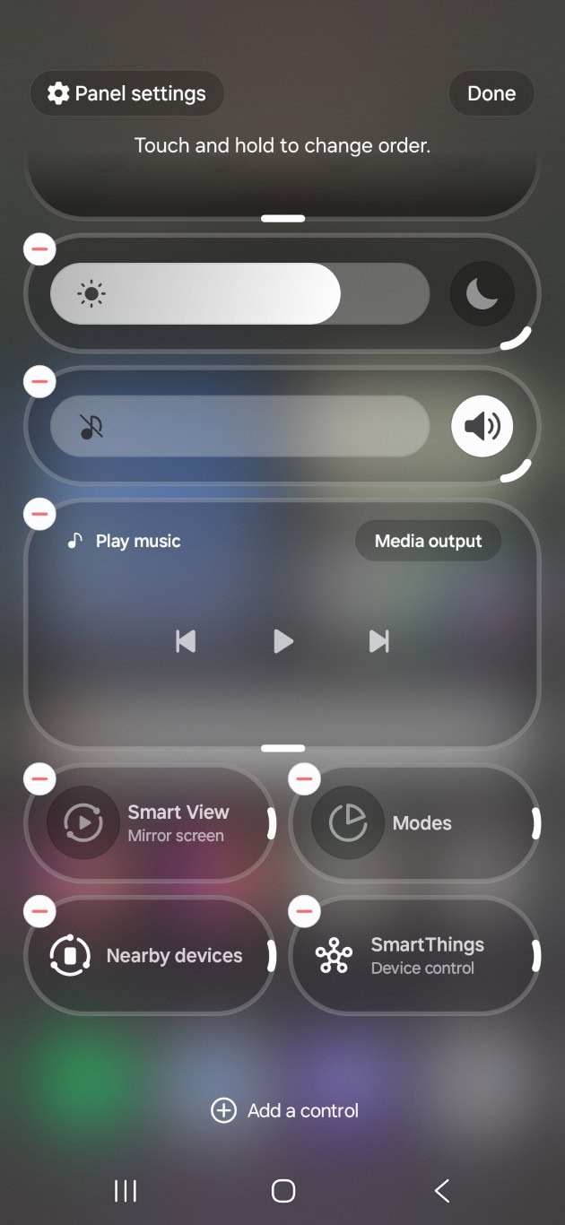 One UI 8 5 homescreen Quick Settings 1