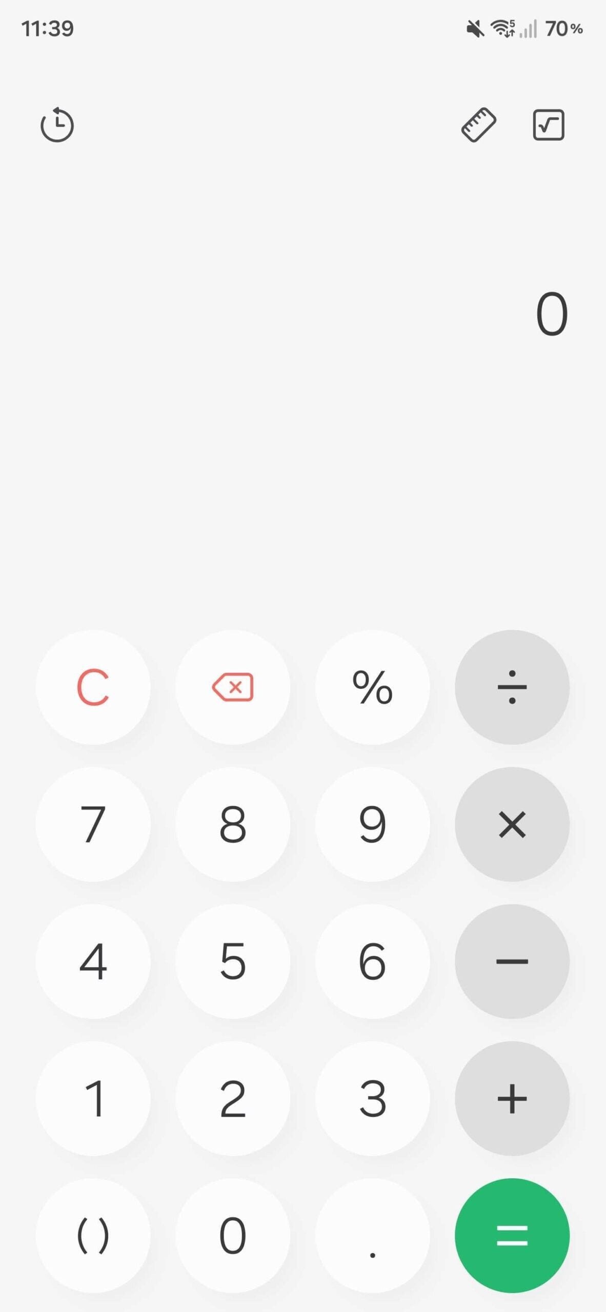 One UI 8.5 samsung claculator