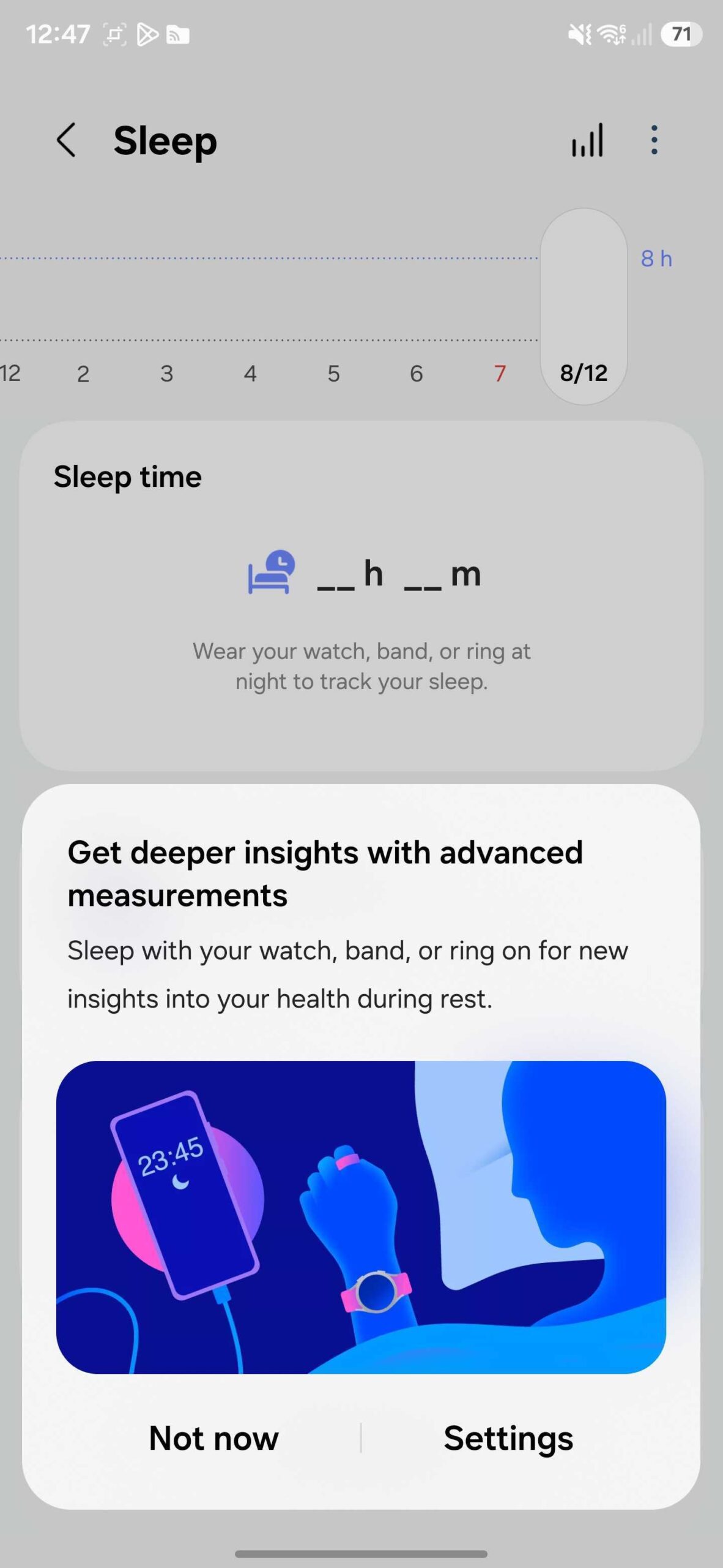 Samsung One UI 8.5 Beta Clock Link to Samsung Health