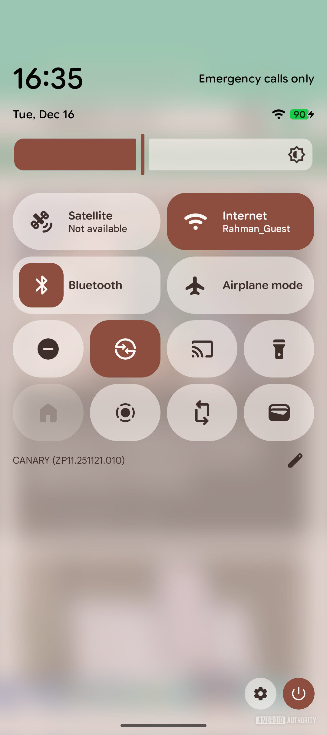 Satellite Quick Setting tile