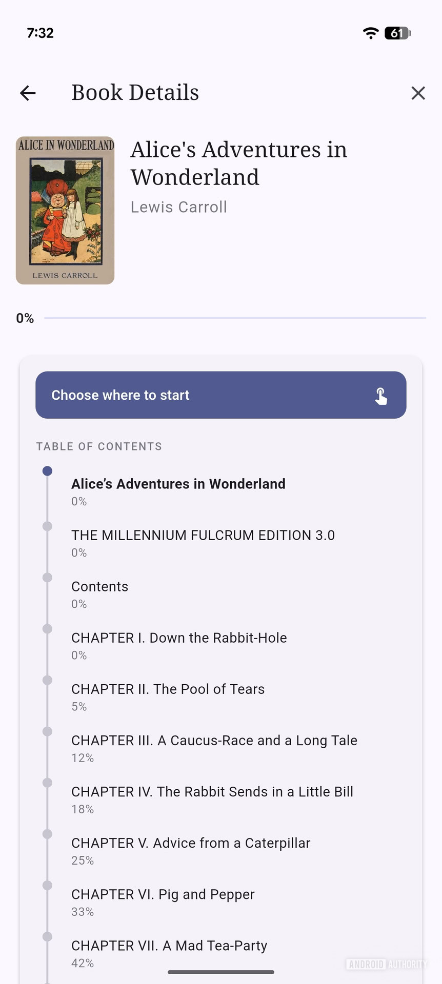 Seriatim Reader on Android Free reading app for one sentence reading (10)