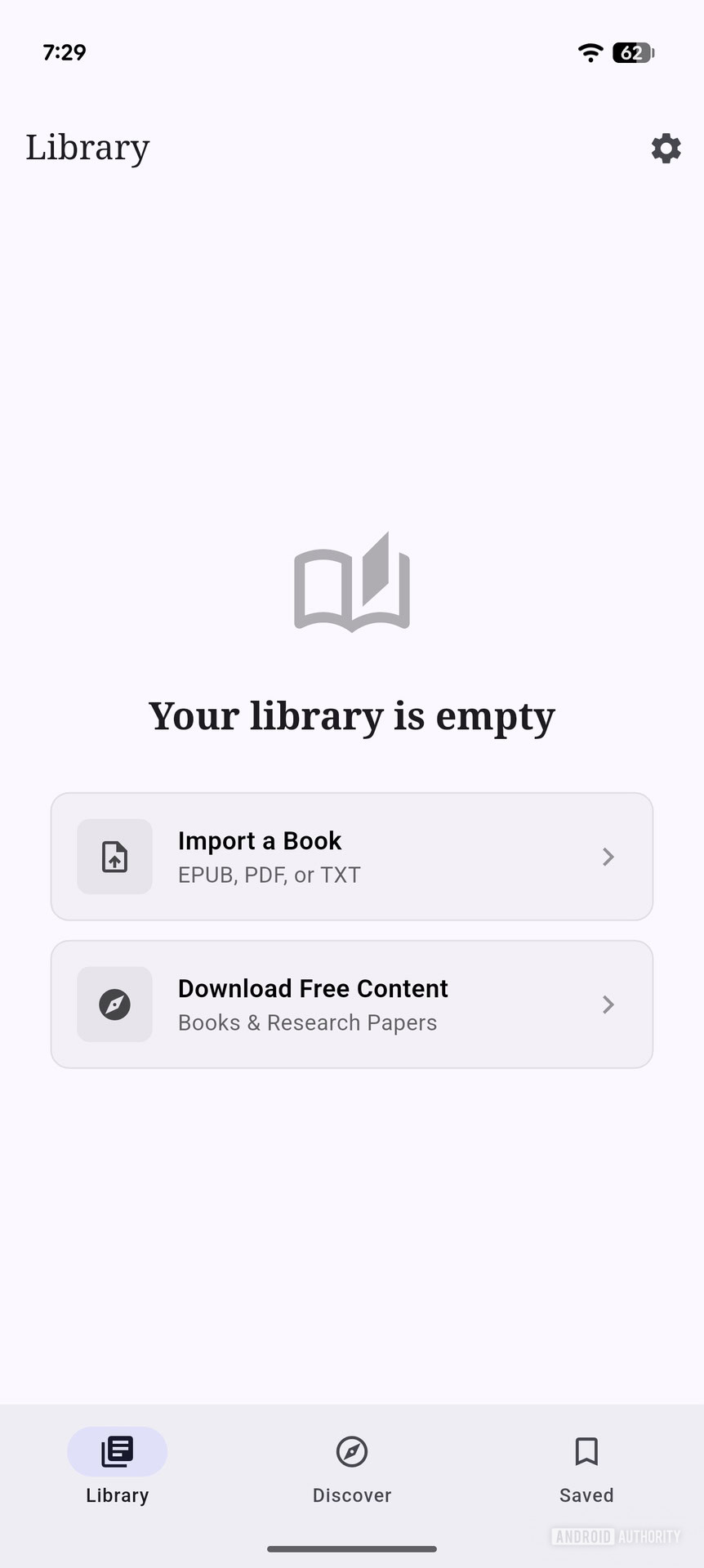 Seriatim Reader on Android Free reading app for one sentence reading (4)