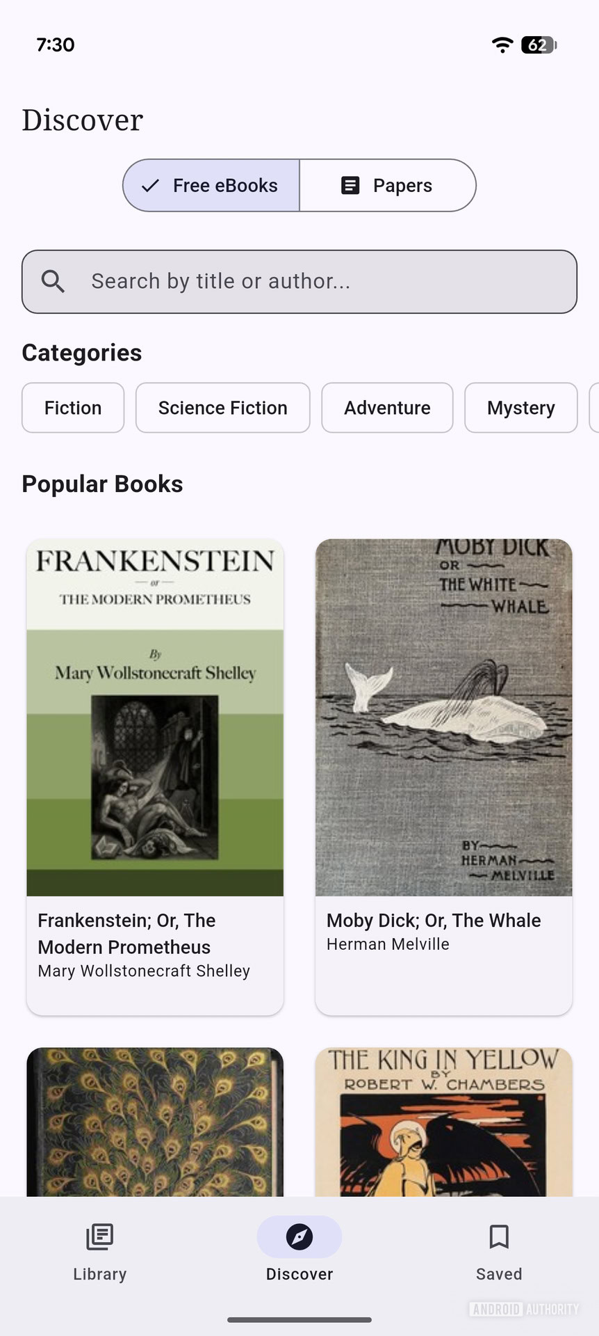 Seriatim Reader on Android Free reading app for one sentence reading (5)