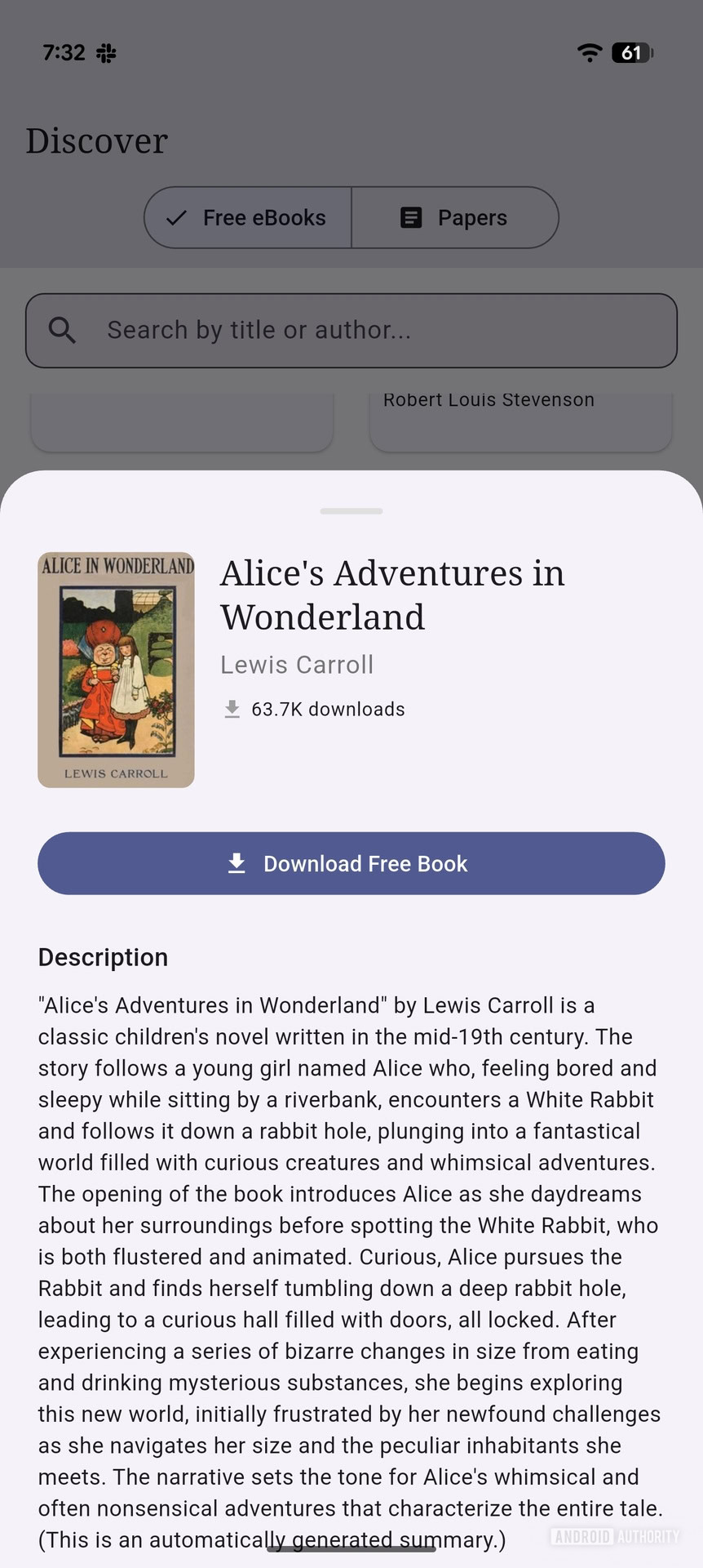 Seriatim Reader on Android Free reading app for one sentence reading (9)