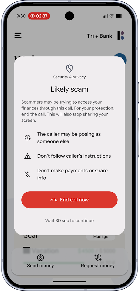 UPDATED Android In call scam protection UPDATED Android In call scam protection