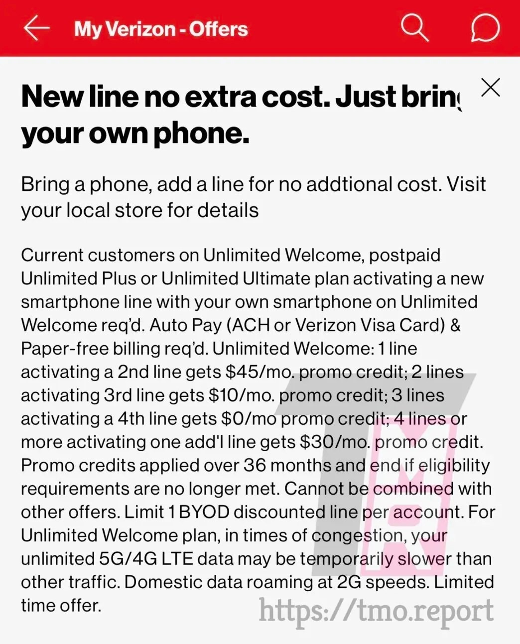 Verizon free line promo Verizon free line promo